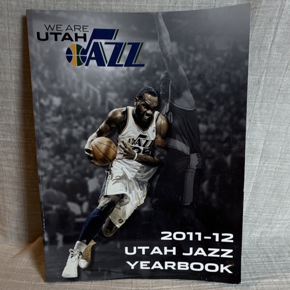 Utah Jazz 2011-12 Yearbook We Are Utah Jazz Gordon Hayward Basketball Vintage
